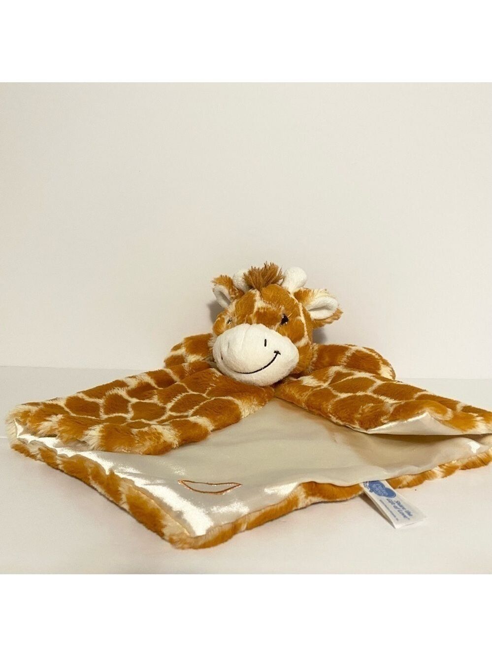 Aurora Precious Moments Giraffe Plush Lovey Security Blanket Satin 2016 Jungle